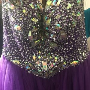 Purple dress